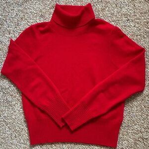 J Crew Shrunken Cashmere Turtleneck XS